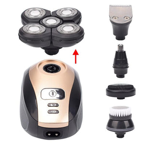 SuperShaver™ Men’s 5-in-1 Electric Shaver & Grooming Kit - Rechargeable 5 Razor Bald Head Shaving Machine Beard Trimmer