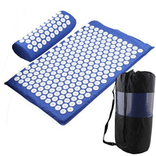 Load image into Gallery viewer, Acupressure Therapy Combo - Massager Cushion Massage Yoga Mat Relieve Stress Back Body Pain Spike
