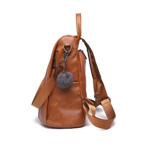 PREMIUM™ Premium Leather Three Way Anti-Thief Women's Backpack