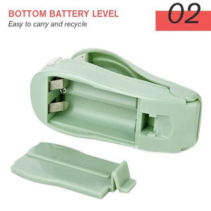 Portable Mini Sealing Household Machine (Buy 1 Get 1 Free) - Heat Sealer Capper Food Saver For Plastic Bags Package Gadgets