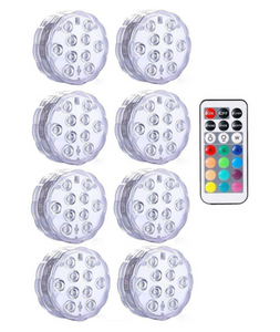 LEDFantasy™ - Change Any Backyard From 'Meh' To 'Wow' - IP68 Waterproof 16 Color Submersible LED Lights