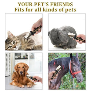 Noise-Free Design Pet Hair Clipper - Rechargeable Dog Trimmer Animal Grooming Cat Cutter Machine Shaver Electric Scissor Remover Haircut